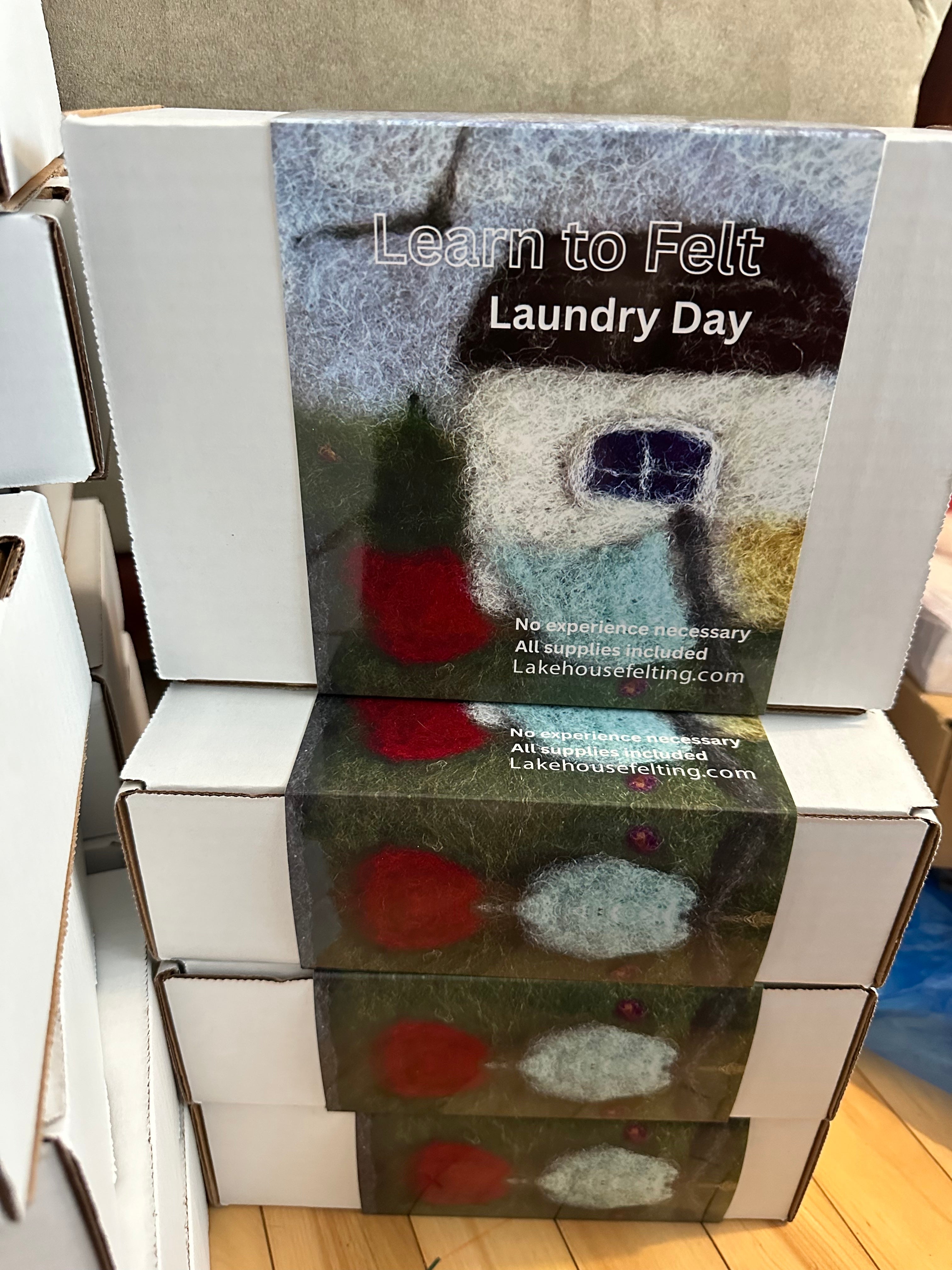 Learn to felt - Laundry day