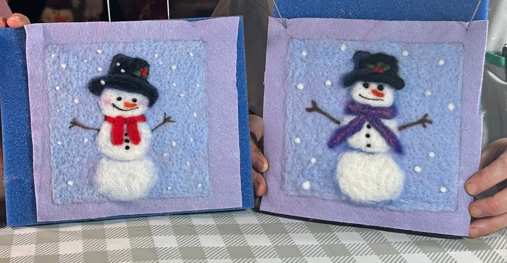 Learn to felt kit Snowman
